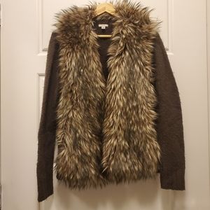 Stylush Fur Coat Cardigan